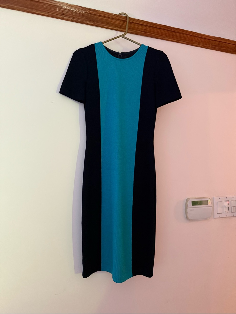 St John Summer Wool Knit Sheath Dress